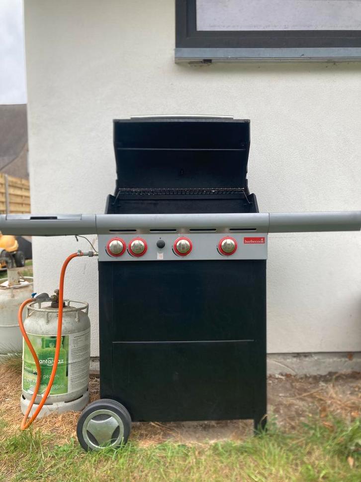 Gasbbq Barbecook met opberghoes, Tuin en Terras, Gasbarbecues, Gebruikt, Ophalen