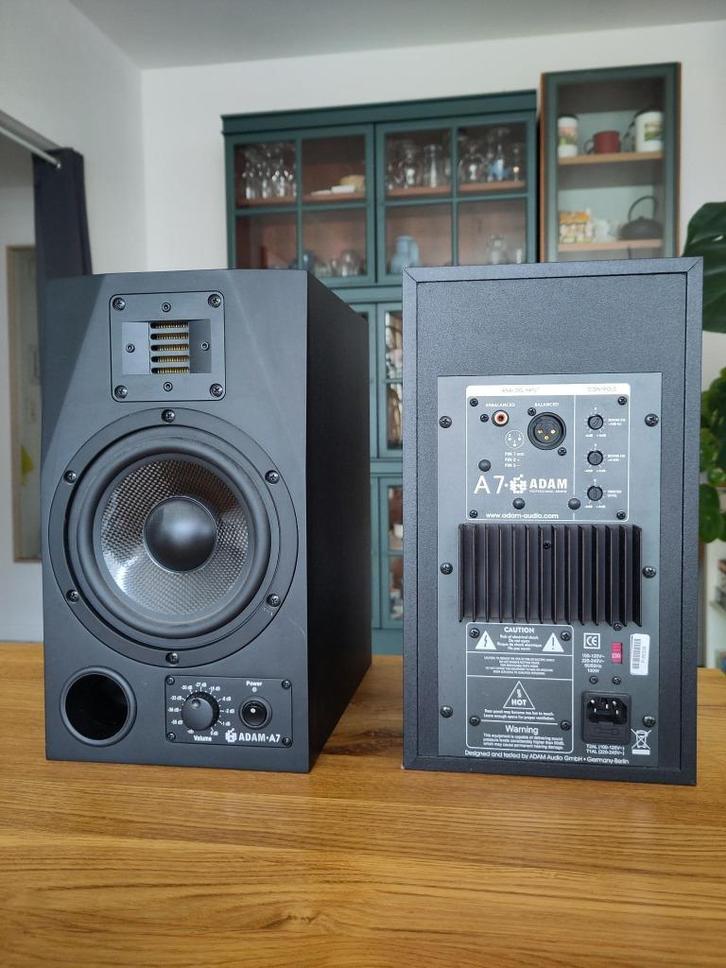 Adam A7 - Nearfield Monitors | Enceintes de studio, Audio, Tv en Foto, Luidsprekerboxen, Zo goed als nieuw, Overige typen, Minder dan 60 watt