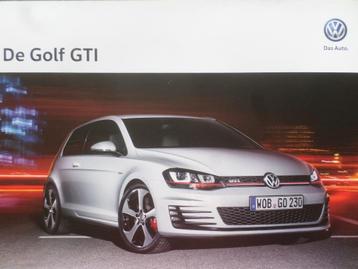 Volkswagen VW Golf GTI 2013 Brochure beschikbaar voor biedingen