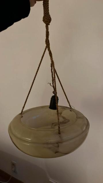 Toffe hanglamp met originele bedrading beschikbaar voor biedingen