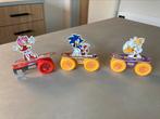3 x Sega - Sonic The Hedgehog 2023, Verzamelen, Poppetjes en Figuurtjes, Ophalen of Verzenden