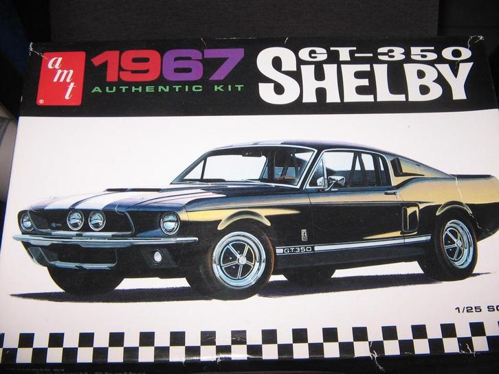 vintage bouwdozen van mustang op 1/25, Hobby en Vrije tijd, Modelbouw | Auto's en Voertuigen, Nieuw, Auto, Overige merken, Ophalen of Verzenden