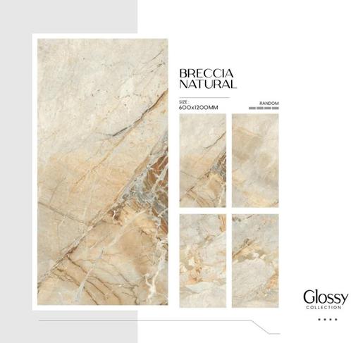 Breccia natuurlijke marmerlook 60x120 vloertegel wandtegel, Bricolage & Construction, Dalles & Carrelages, Carrelage de sol, Céramique