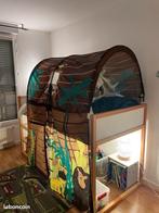 Lit enfant Ikea KURA réversible blanc/pin - 90x200 cm, Enlèvement, Utilisé, 180 cm ou plus, 85 à 100 cm