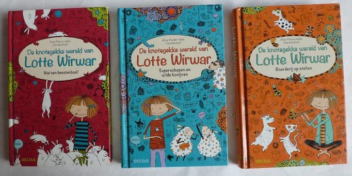 Lotte wirwar 3 boeken, Boeken, Kinderboeken | Jeugd | 10 tot 12 jaar, Zo goed als nieuw, Fictie, Ophalen of Verzenden