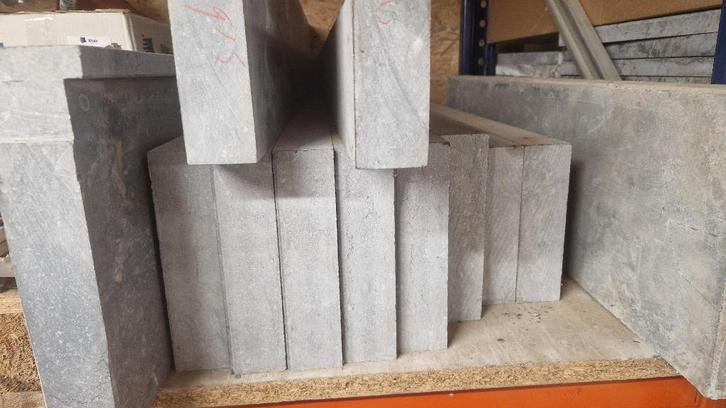 Blauwsteen Arduin Dorpels Borduren 5cm, Jardin & Terrasse, Pavé & Dalles, Comme neuf, Pierre naturelle, Enlèvement