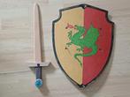 Houten zwaard en schild, Kinderen en Baby's, Ophalen of Verzenden, Gebruikt, Overige typen