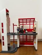 Playmobil - Caserne Pompiers (+ grue gratuite), Complete set, Gebruikt, Ophalen