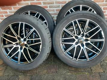 Zeer nette aluminium brock velgen 225/55/18   5x114.3  beschikbaar voor biedingen