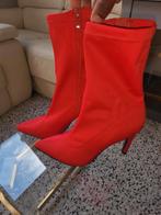 Bottes de mollet minces à la mode, bottes courtes rouge, Vêtements | Femmes, Comme neuf, Rouge, Enlèvement ou Envoi, Autre