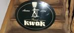 Brouwerij bier metal pub Kwak, Verzamelen, Biermerken, Ophalen, Gebruikt, Reclamebord, Plaat of Schild, Overige merken