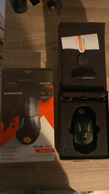 Steelseries Rival 650, Enlèvement ou Envoi, Comme neuf, Steelseries, Droitier