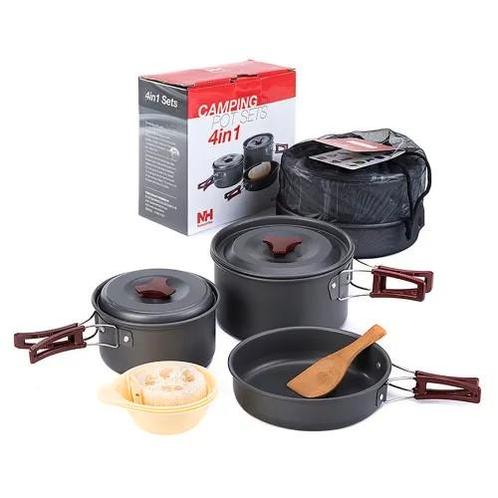 Kampeer Pannenset voor 2 a 3 personen naturehike, Caravans en Kamperen, Kampeeraccessoires, Nieuw, Ophalen of Verzenden