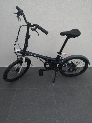 Vélo pliable B'Twin Tilt 500 en bleu foncé, Enlèvement ou Envoi, Comme neuf