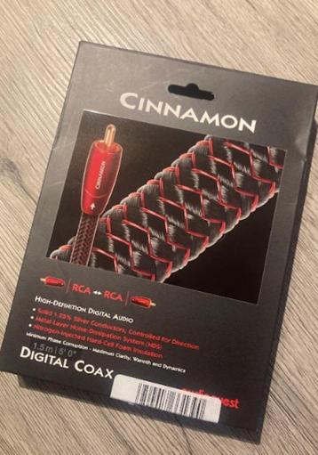 AudioQuest Cinnamon Digital Coax RCA-RCA Kabel – 1,5 m beschikbaar voor biedingen