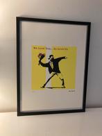 BANKSY: ingelijste en genummerde lithografie met certificaat