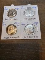 Duitse munten, Postzegels en Munten, Ophalen of Verzenden, Duitsland, Losse munt, Zilver