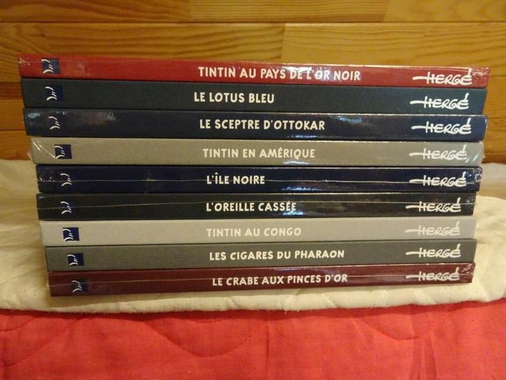 Série complète 9 Archives Atlas N&B Tintin + Index, Verzamelen, Stripfiguren, Nieuw, Boek of Spel, Kuifje, Ophalen of Verzenden