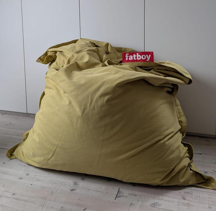 Fatboy Original Stonewashed binnenzitzakken, Huis en Inrichting, Zitzakken, Zo goed als nieuw, Zitzak, Ophalen