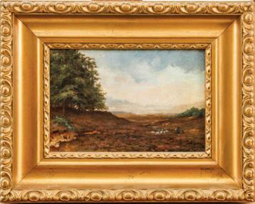 Johannes W. de Groot (1877-1956): Heidezicht (33 x 26 cm) beschikbaar voor biedingen