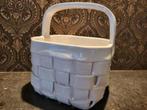Gevlochten mand in keramiek Bassano, Ophalen, Mand