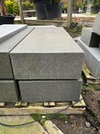 Graniet bloktreden zwart 100/35/15 4 st. en 75/35/15 2 st., Tuin en Terras, Ophalen, Nieuw