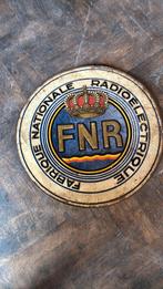 FNR zeldzaam blikken bord 1934 fabrique nationale, Verzamelen, Ophalen