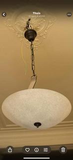 Hanglamp in glas, Ophalen, Gebruikt, Glas