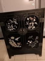 Zeer mooie chinese kast met parelmoer en jade ingelegd, Ophalen, Zo goed als nieuw