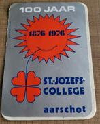 Oude sticker: St-Jozefs College - Aarschot, Verzamelen, Ophalen of Verzenden, Gebruikt, Overige typen