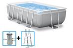 Intex prism frame pool 300x175x80 met verwarming, Tuin en Terras, Ophalen, Zo goed als nieuw