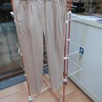 Broek bruin  elast. tailleband Brunello Cucinelli 40 (it 44), Maat 38/40 (M), Bruin, Brunello Cucinelli, Ophalen of Verzenden