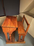 Oude schoolbank, Huis en Inrichting, Ophalen, Gebruikt, Bureau