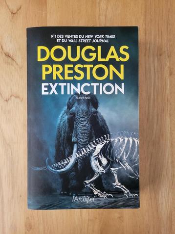 Livre Extinction – Douglas Preston beschikbaar voor biedingen