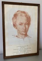 Leo Lewi Prent Daems Ludo Turnhout communie 1956, Gebruikt, Ophalen of Verzenden, 1940 tot 1960, Prent