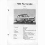 Ford Taunus 12M Vraagbaak losbladig 1963-1964 #1 Nederlands, Livres, Autos | Livres, Utilisé, Enlèvement ou Envoi, Ford