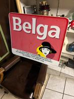 BELGA reclame op plexiglas 80x60 cm 1990, Ophalen of Verzenden, Gebruikt