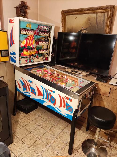 Flipperkast flipper jeux de café bistrot willams, Verzamelen, Automaten | Flipperkasten, Zo goed als nieuw, Williams, Ophalen