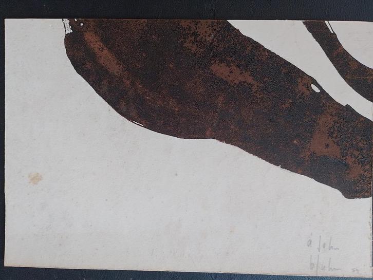 Norman Bluhm  1921 - 1999  Abstracte Compositie, Antiek en Kunst, Kunst | Schilderijen | Abstract, Verzenden