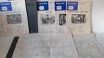 Vintage schema's van eerste Precisia tv's, Ophalen of Verzenden, Gebruikt