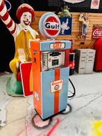 Pompe à essence Gulf Wayne 505 restaurée de 1955, Comme neuf, Enlèvement ou Envoi, Panneau publicitaire