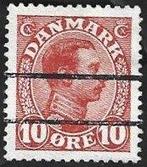 1 Postzegel Denemarken 1913 Koning Christian X, Timbres & Monnaies, Timbres | Europe | Scandinavie, Enlèvement ou Envoi, Danemark