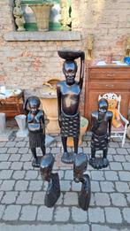 Set van 5 grote Afrikaanse sculpturen, Antiek en Kunst, Kunst | Niet-Westerse kunst, Ophalen