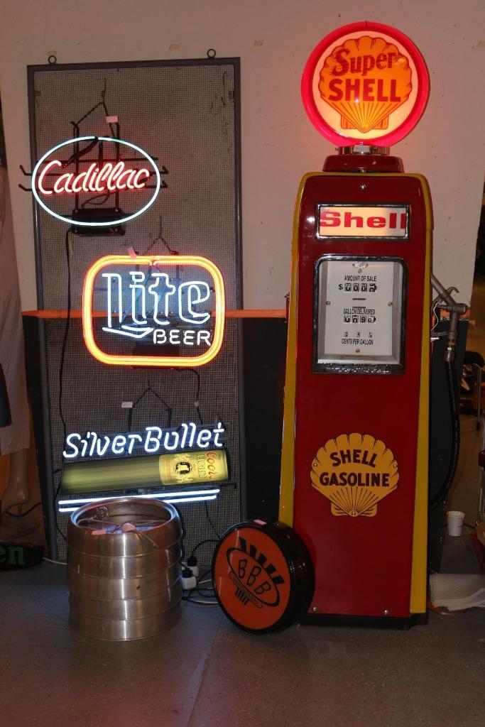 Gezocht oude Amerikaanse benzinepomp, Verzamelen, Automaten | Overige, Ophalen