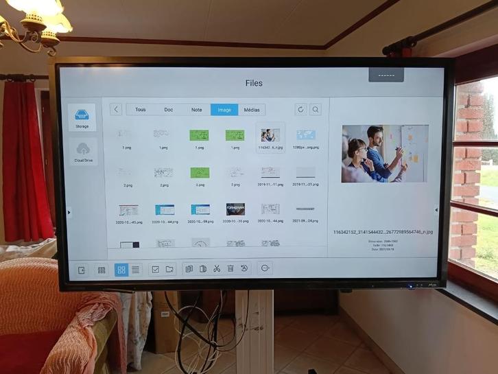 Interactief slim aanraakscherm van Avadis, Audio, Tv en Foto, Professionele apparaten, Zo goed als nieuw, Tv en Weergevers, Ophalen