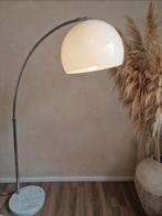 Vintage staanlamp marmer voet, Huis en Inrichting, Lampen | Vloerlampen, Ophalen, Zo goed als nieuw