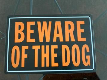 Waakbordje BEWARE OF THE DOG beschikbaar voor biedingen