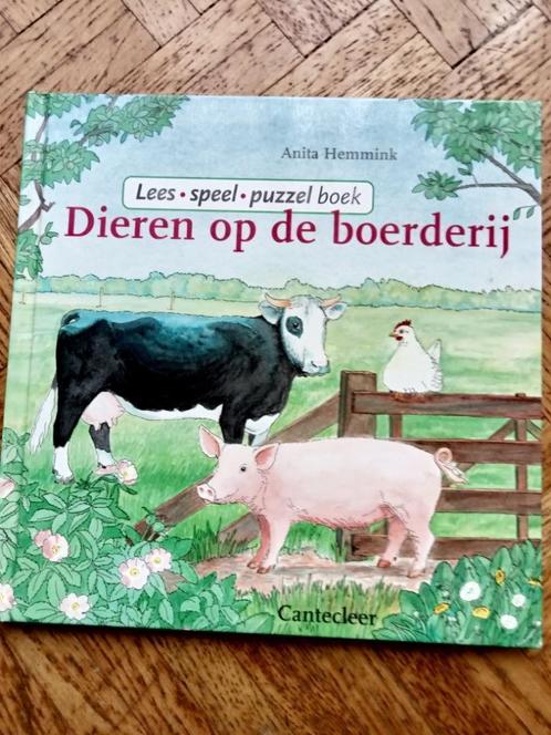 lees*speel*puzzel boek Dieren op de boerderij, Livres, Livres pour enfants | 4 ans et plus, Utilisé, Enlèvement ou Envoi