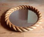 Miroir vintage corde audoux Minet année 70, Ophalen