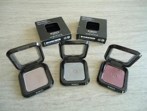 3 High pigment oogschaduwen Kiko Milano, Handtassen en Accessoires, Uiterlijk | Cosmetica en Make-up, Zo goed als nieuw, Make-up